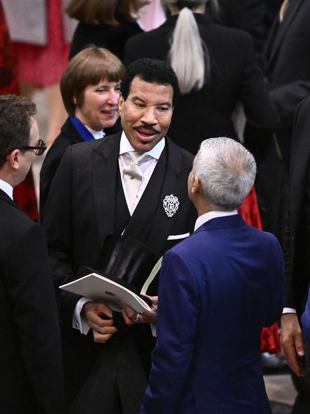 Lionel Richie arriving at Westminster Abbey (Gareth Cattermole/PA)