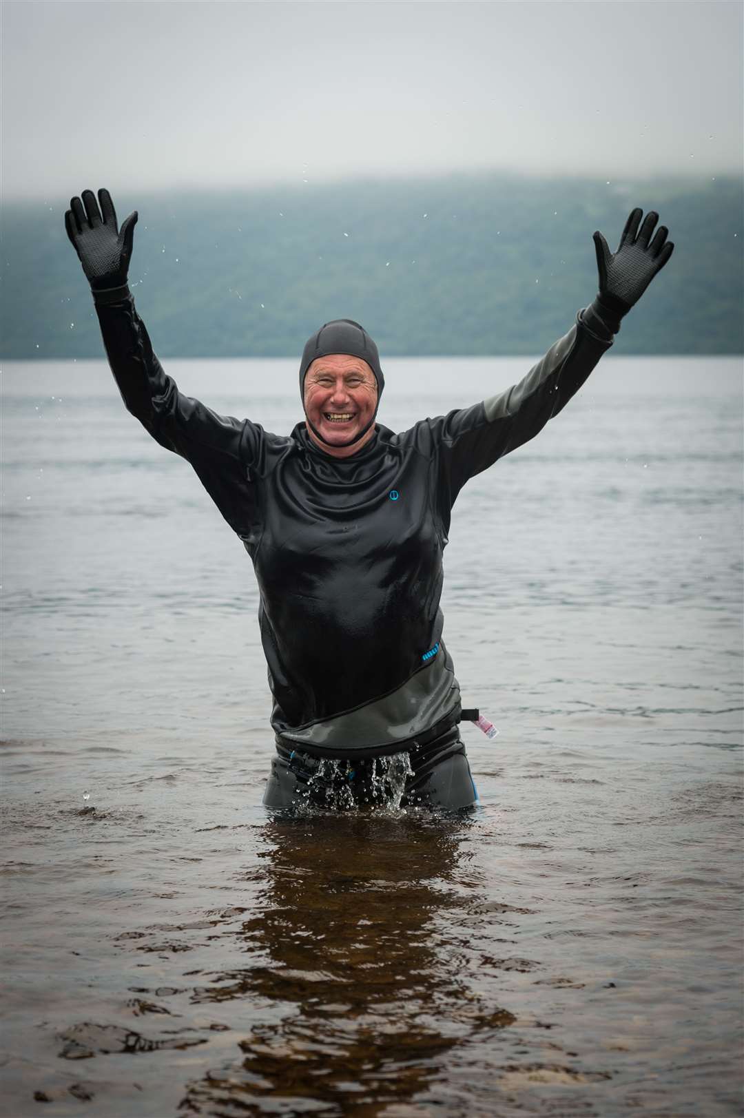 A small team from Simpsons Builders Ltd, Beauly across Loch Ness to Dores..Alistair MacGregor...Picture: Callum Mackay..