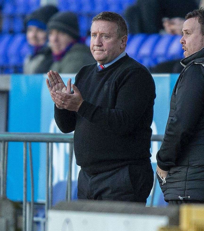 Caley Thistle manager John Robertson insists the club are going into the Scottish Cup believing they can go all the way and win it. Picture: Ken Macpherson
