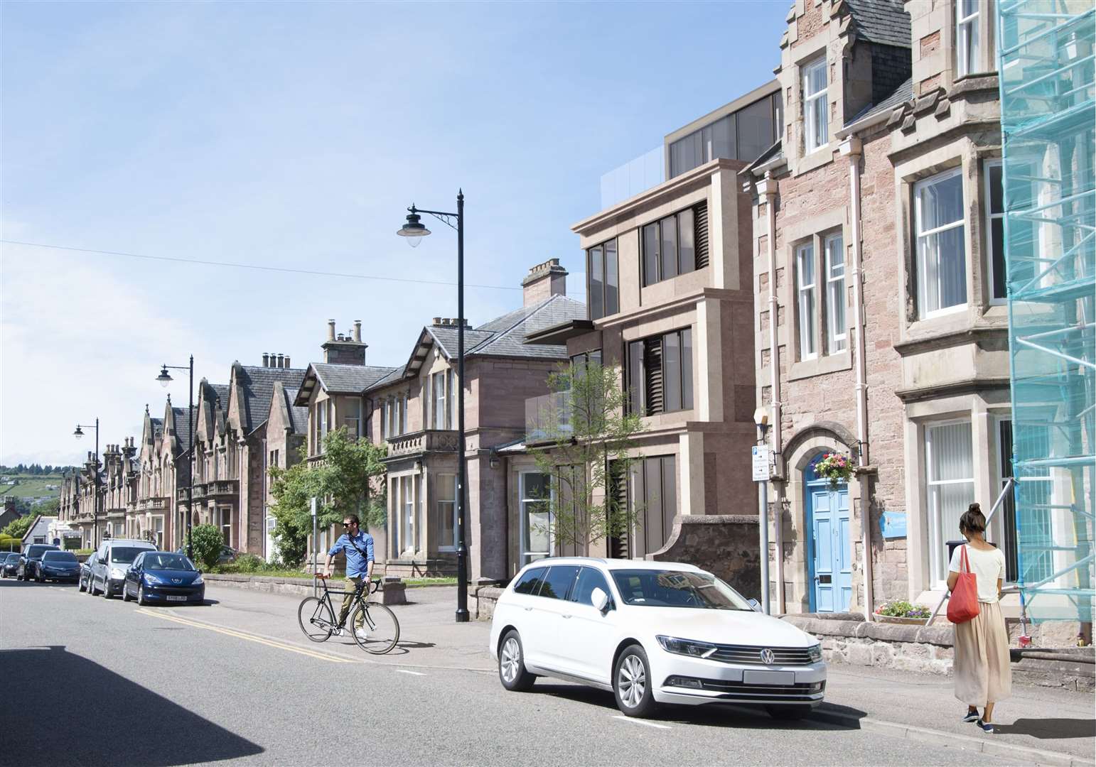 The proposed flats development in the historic Ardross Street which has now been rejected on appeal.
