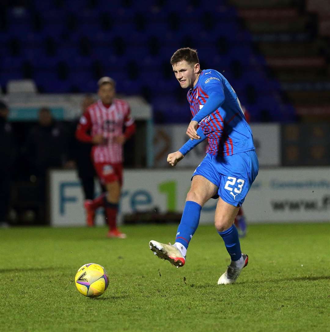 Reece McAlear has been tipped for international recognition by Billy Dodds after scoring a wondergoal against Dunfermline. Picture: Ken Macpherson