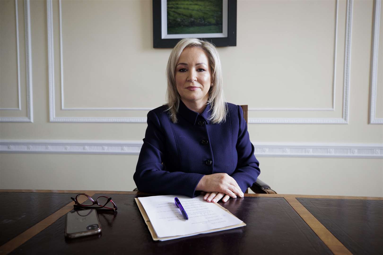 Sinn Fein vice president Michelle O’Neill is Northern Ireland’s first nationalist First Minister (Liam McBurney/PA)