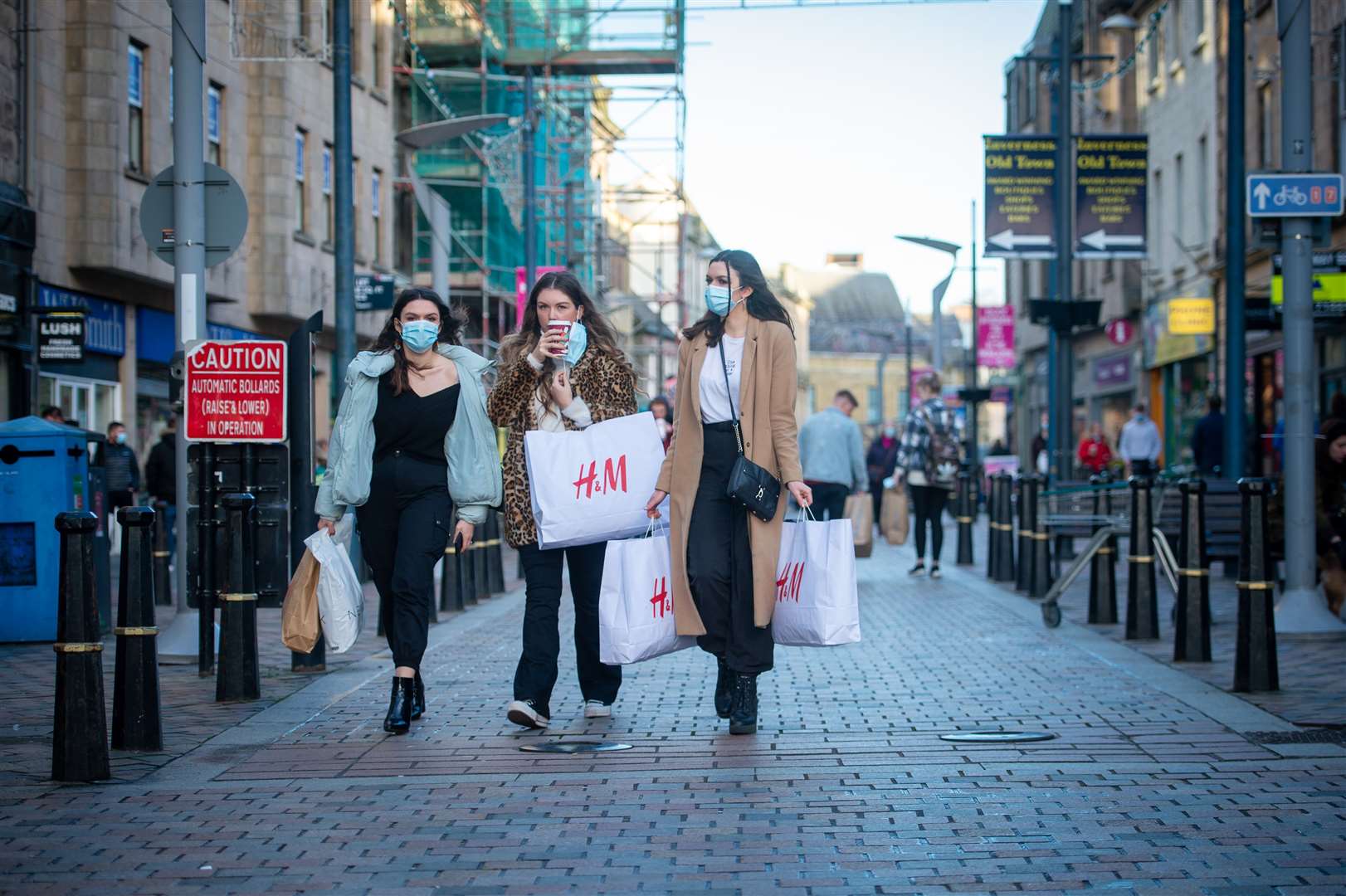 Shoppers in Inverness last weekend, ahead of new restrictions coming on Boxing Day.