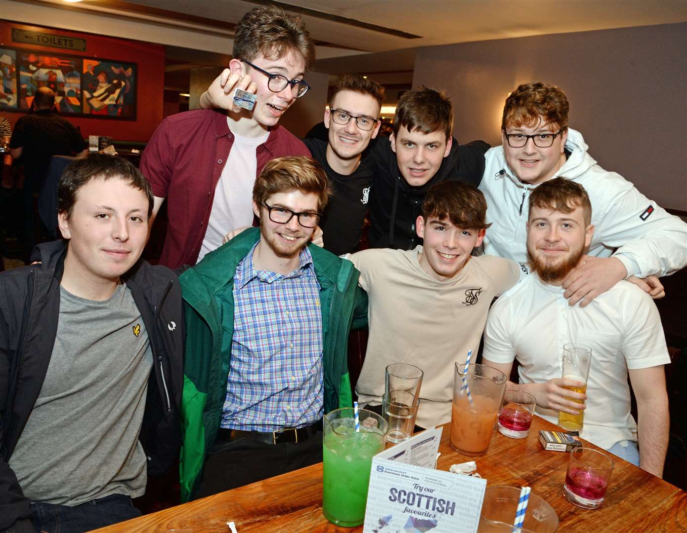 CITY SEEN 03 11 18..Inverness lads night out...CITY SEEN 03 11 18..Picture: Gair Fraser. Image No. 042427..
