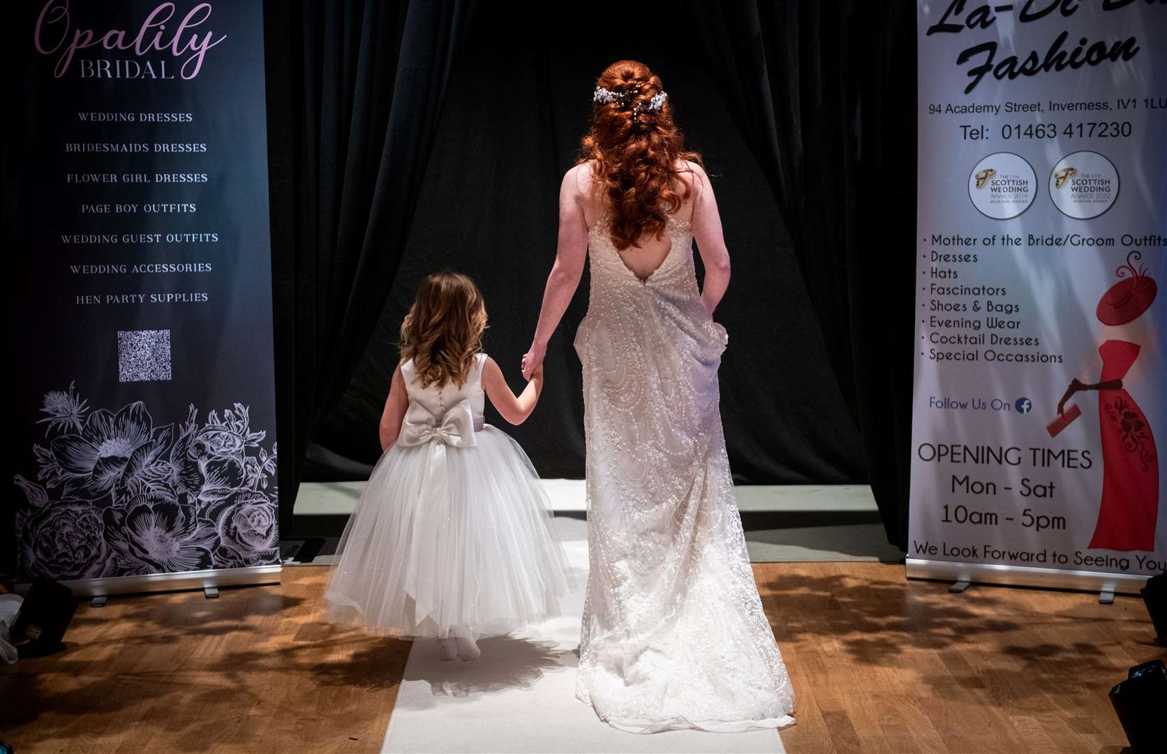 The fashion show was a chance for brides and grooms to be to be inspired. Picture: Callum Mackay.