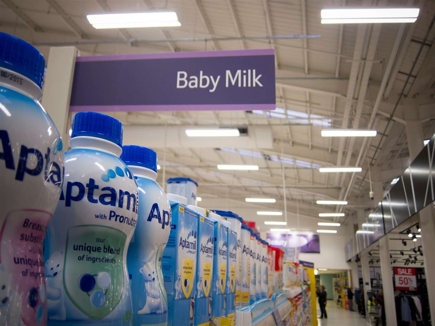 A number of supermarkets have reduced the price of baby milk (Alamy/PA)