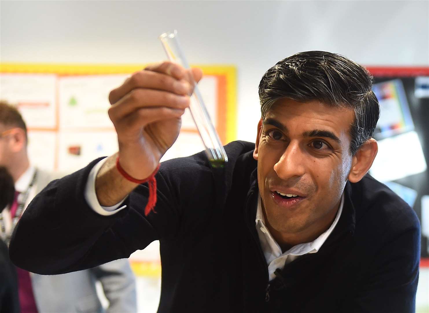 Rishi Sunak was speaking during a visit to Bolsover School in Chesterfield (Peter Powell/PA)