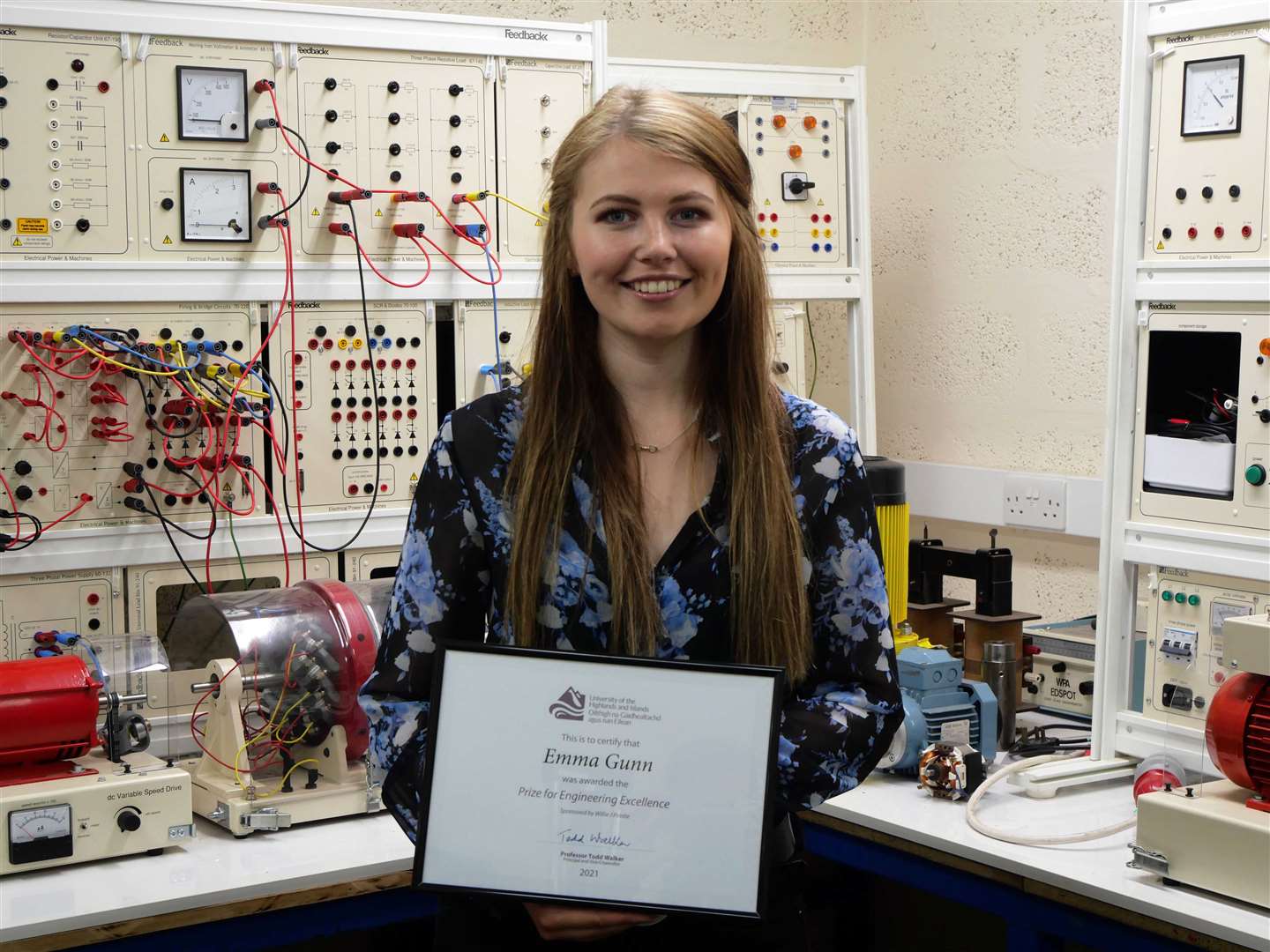 Engineering Excellence Prize winner Emma Gunn, from Castletown in Caithness.