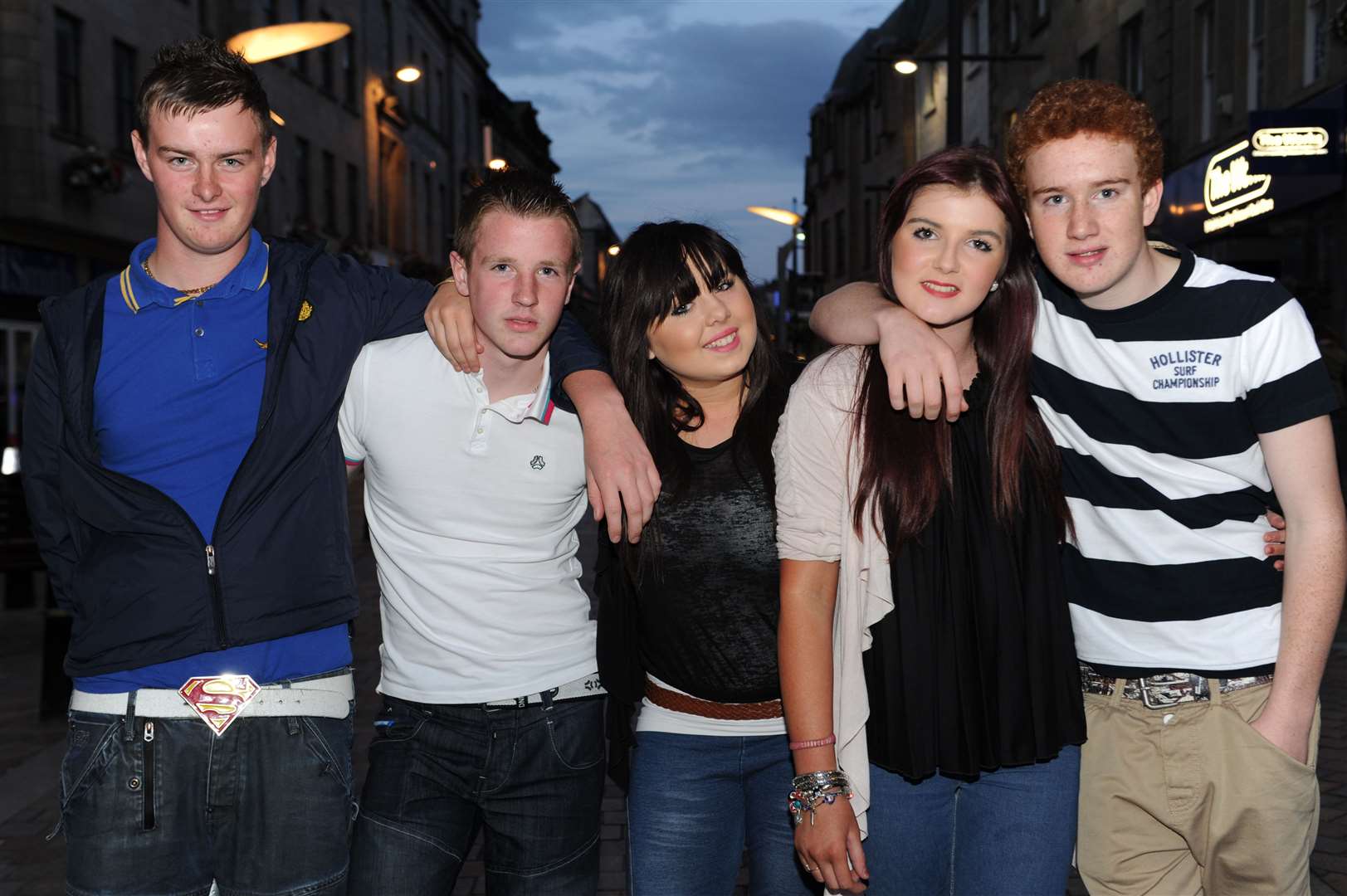Max Carty, Lewis Forbes, Iona Bell, Lauren Glass and Max Manser.