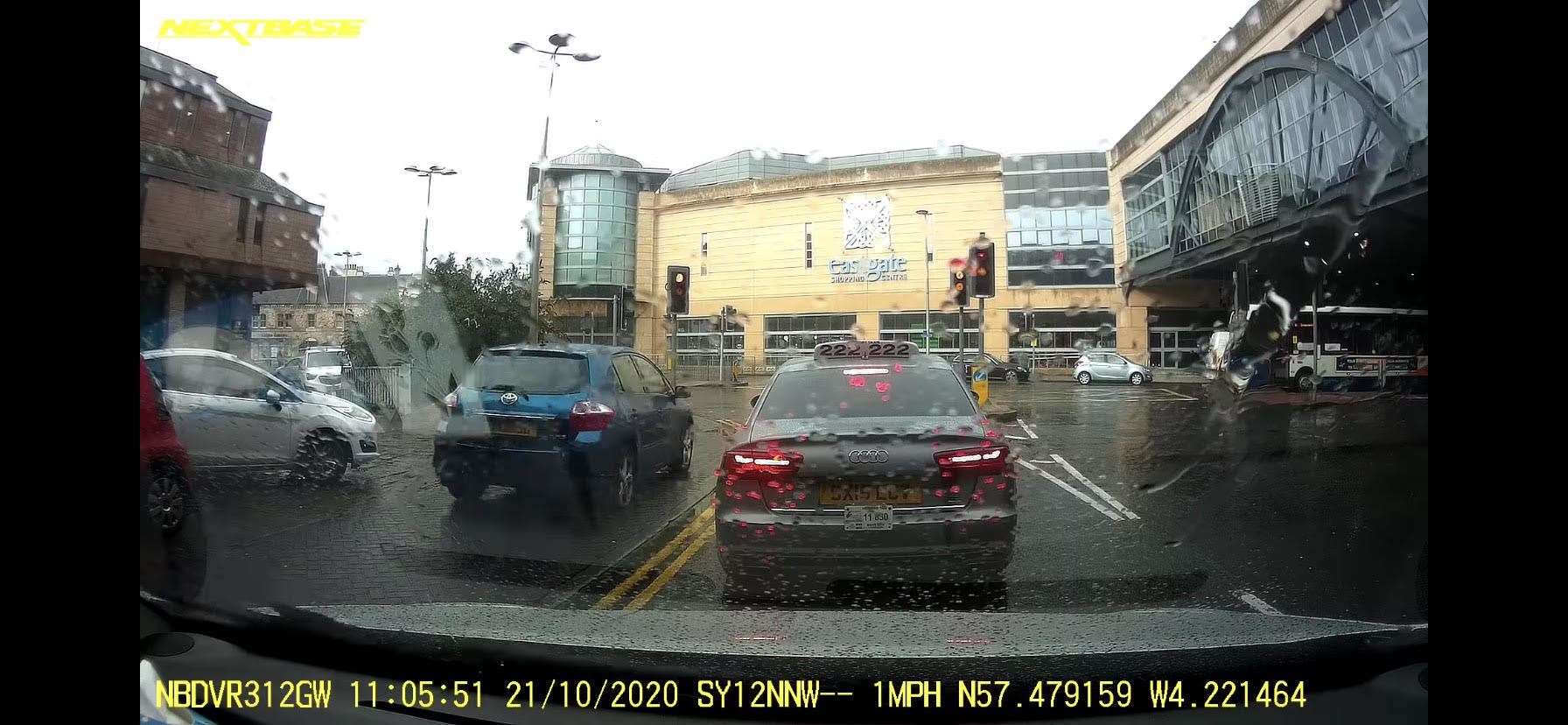 Inverness city centre dangerous driving