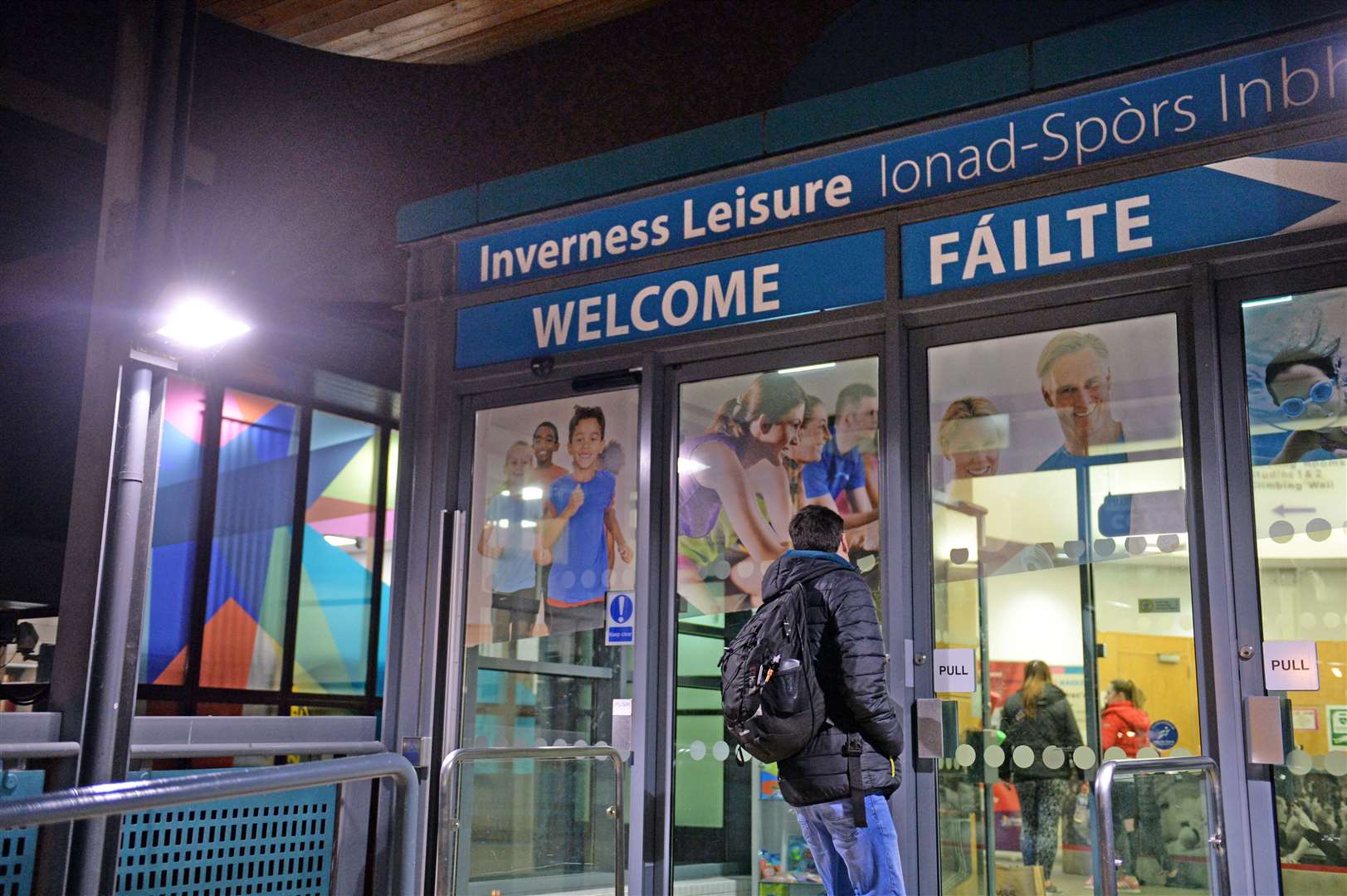 Inverness Leisure.. Fitness and leisure centre entrance......Inverness Leisure locator..Picture: SPP. Image No. ...
