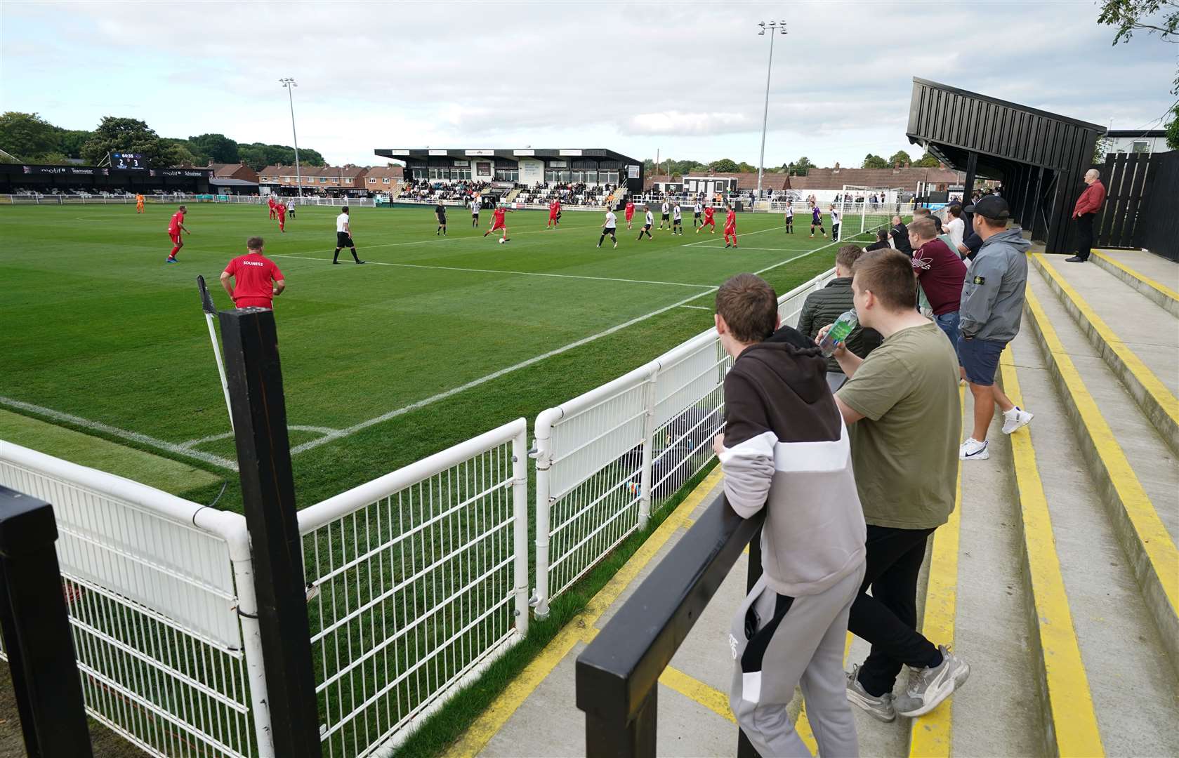 Non-league Spennymoor hosted a unique charity match (Mike Egerton/PA)