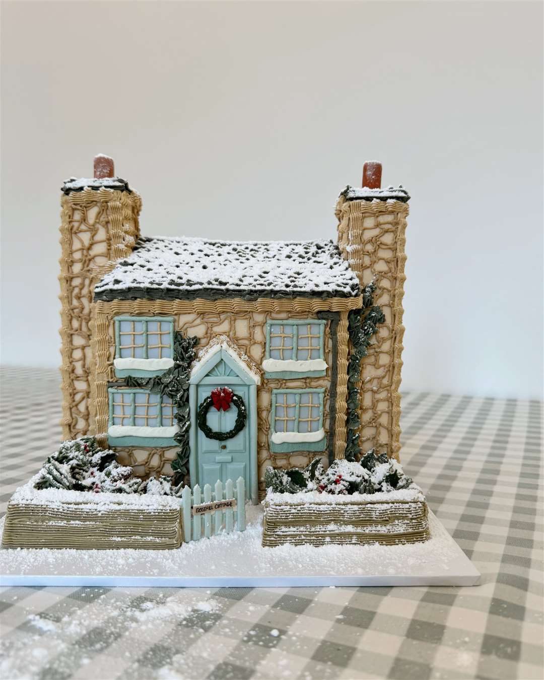 Bridie West said it took around one day and a half to bake and decorate her Rosehill Cottage cake (Bridie West/PA)