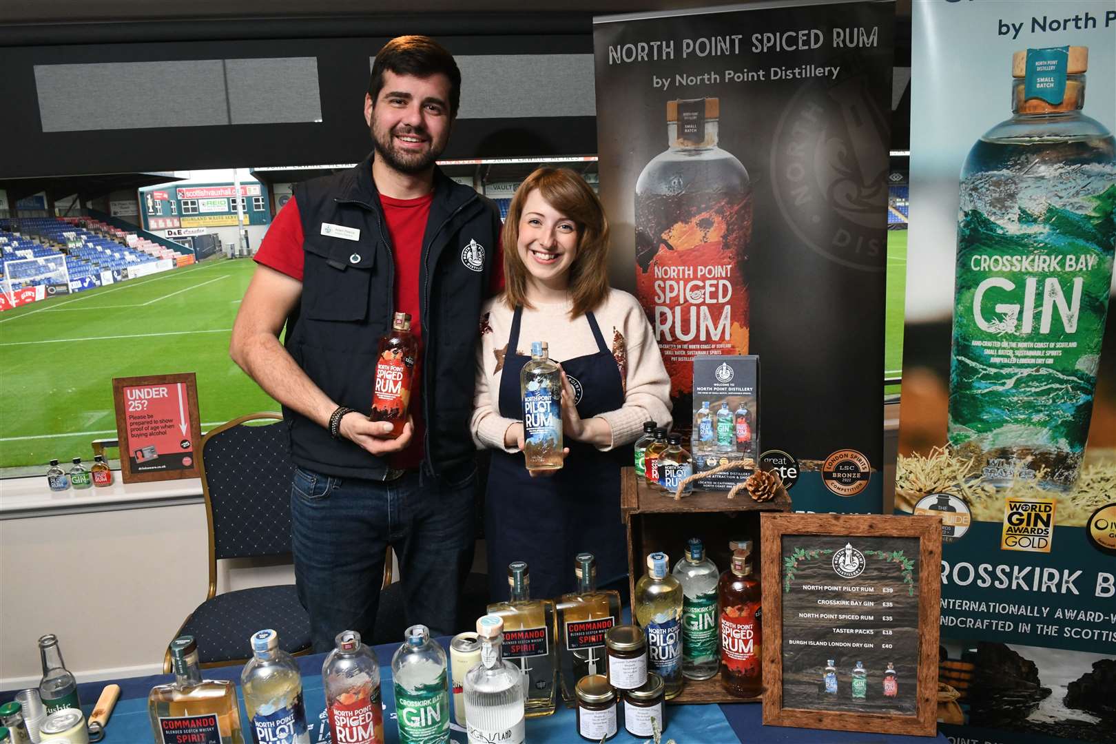 Adam and Laura Pearce, North Point Distillery. Picture: James Mackenzie.