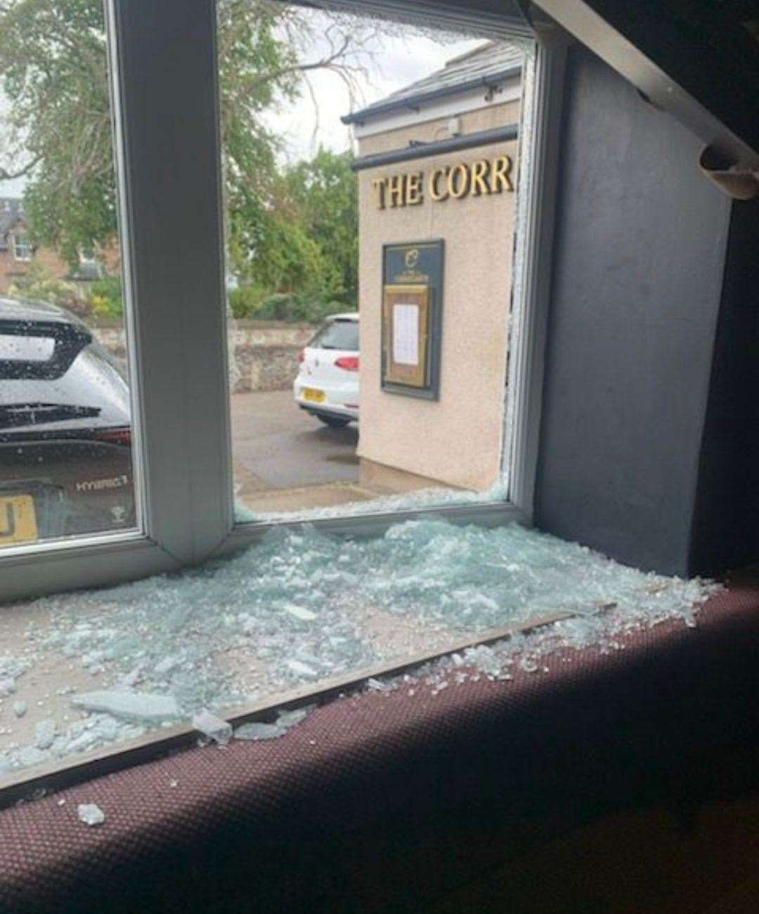 The Corriegarth Hotel in Inverness was broken into on Friday.