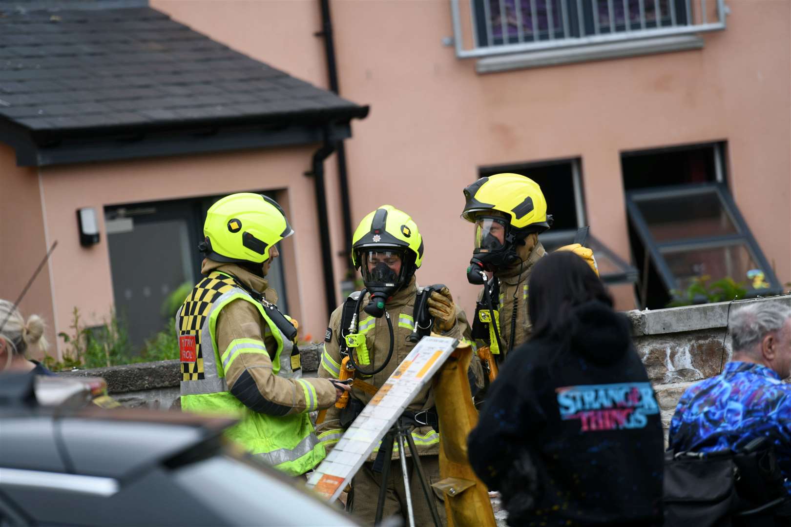Fire in ground floor flat 1-6 Kenneth Buildings, Inverness