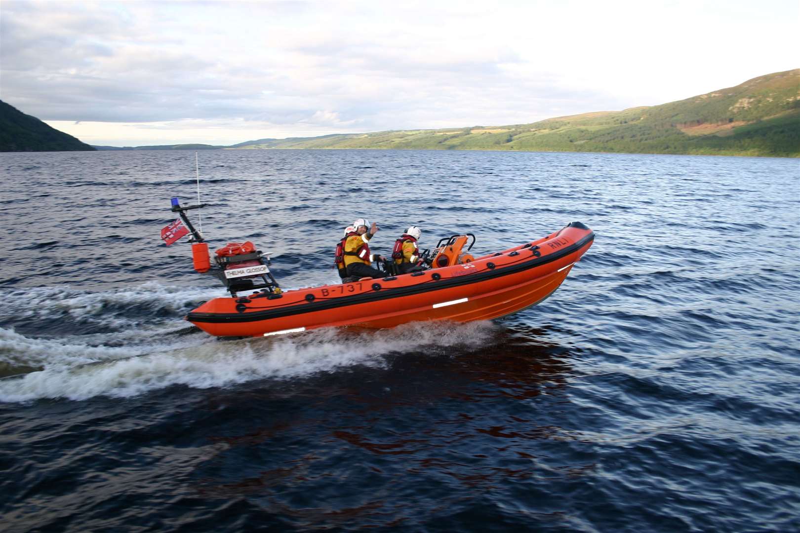 Loch Ness RNLI lifeboat.