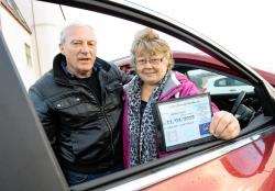 John and Edna Burnside are adamant they won't pay the £160 demanded from Smart Parking