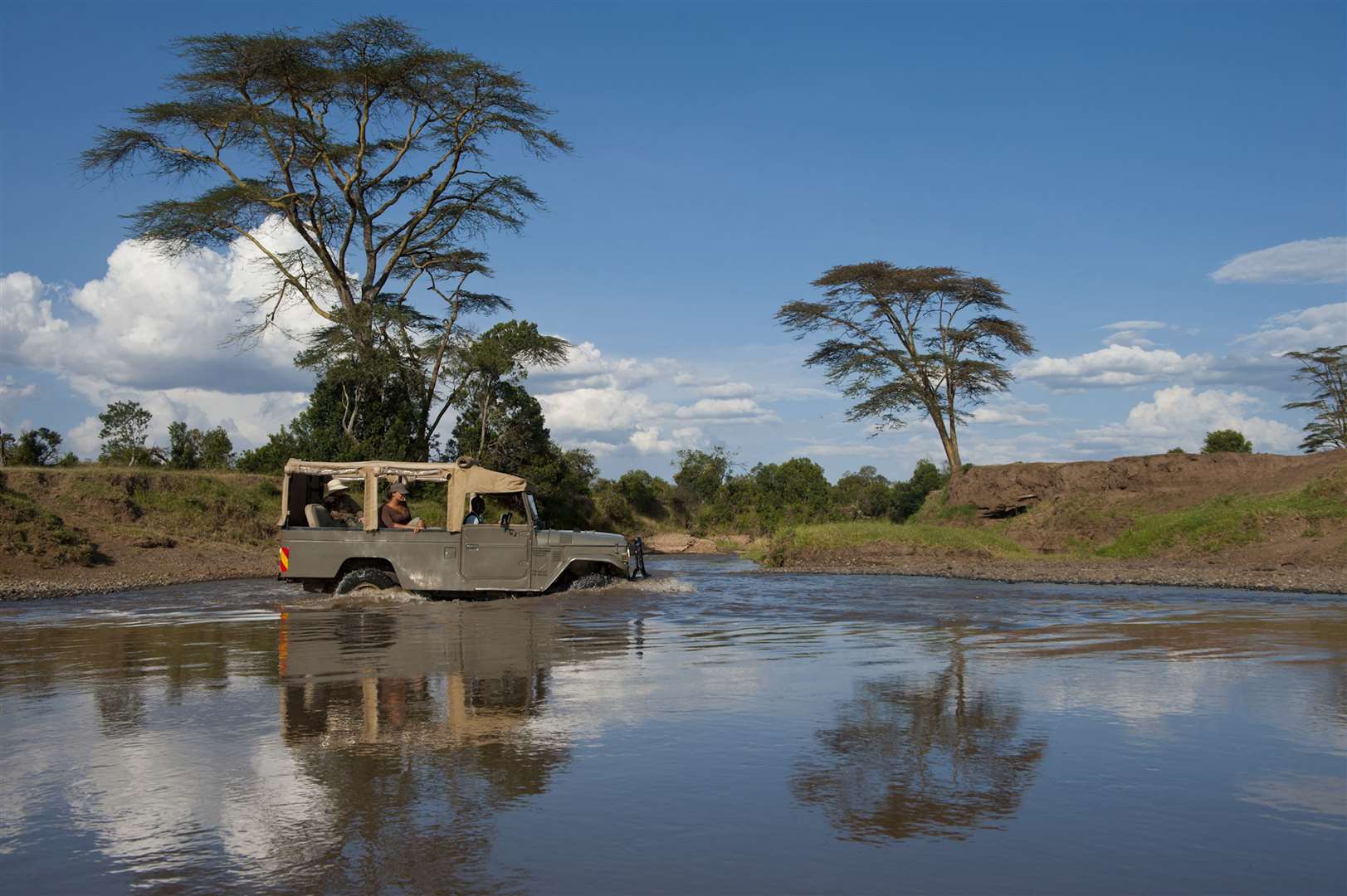 A game drive in Ol Pejeta Conservancy. Picture: PA Photo/Ian Cumming