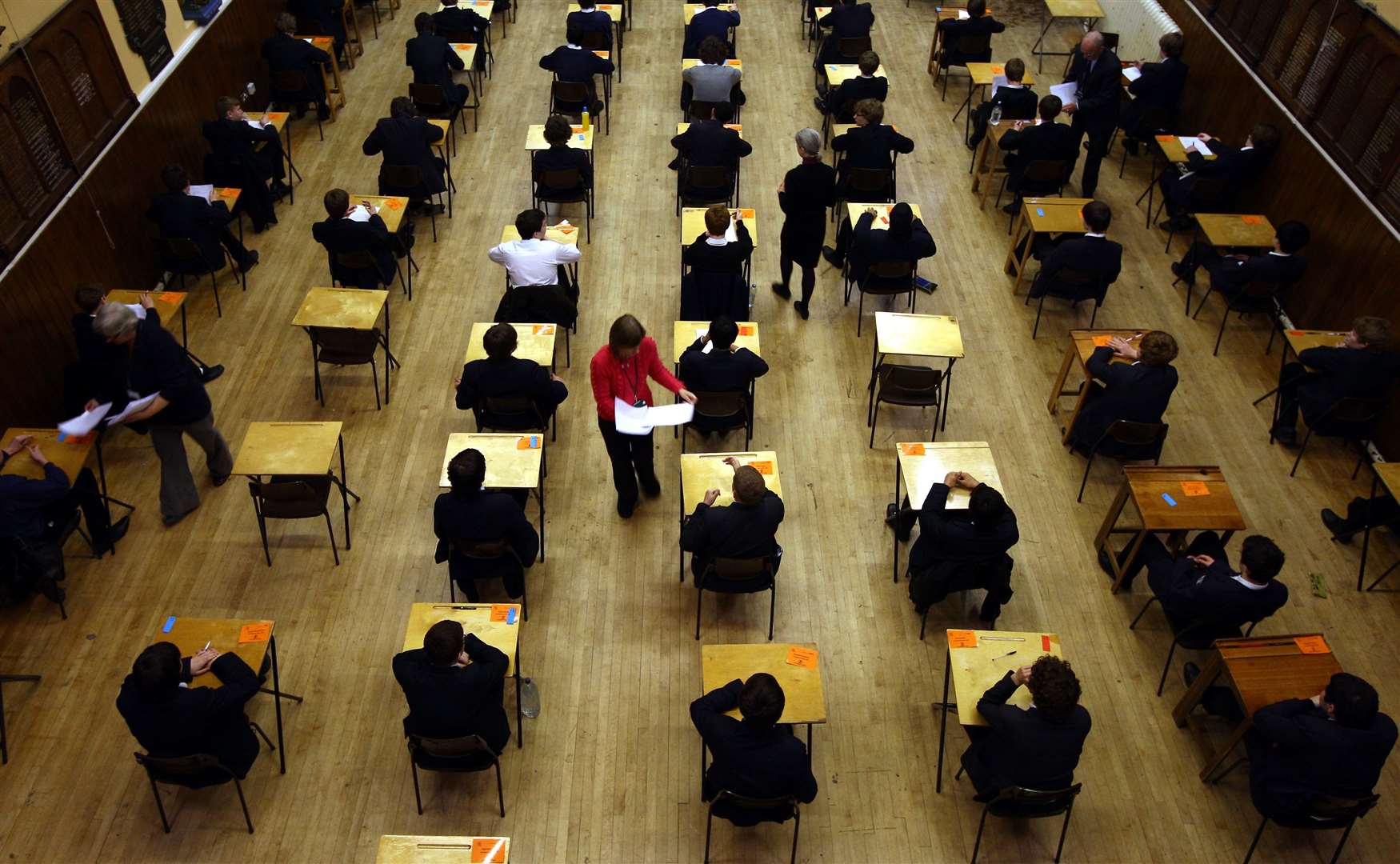 Concerns have been raised about students not taking exams and relying on teacher-assessed grades (David Jones/PA)