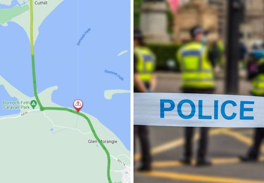 The trunk road was closed for around nine hours while investigations were carried out.