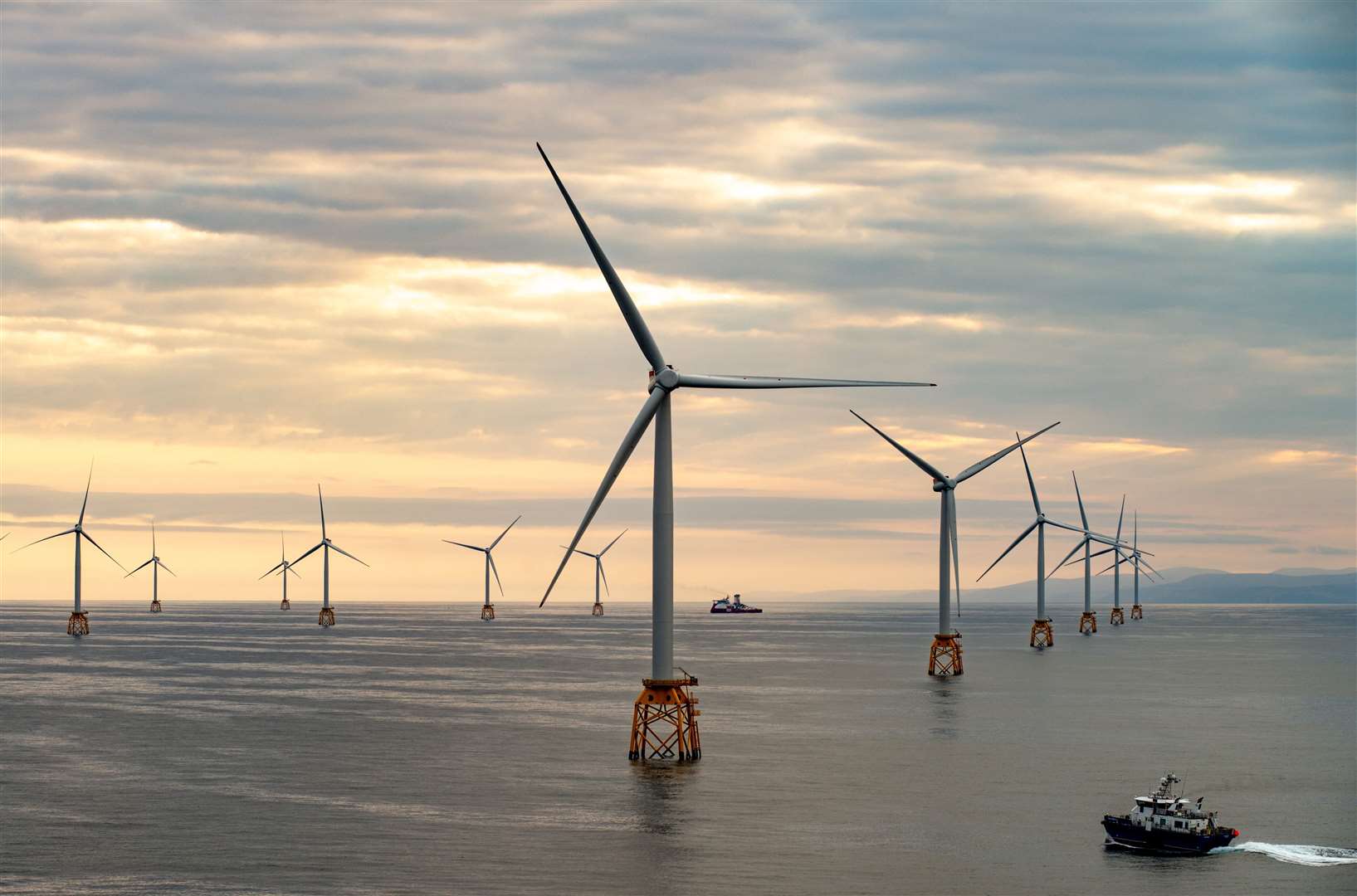 Beatrice offshore wind farm was officially opened last summer.