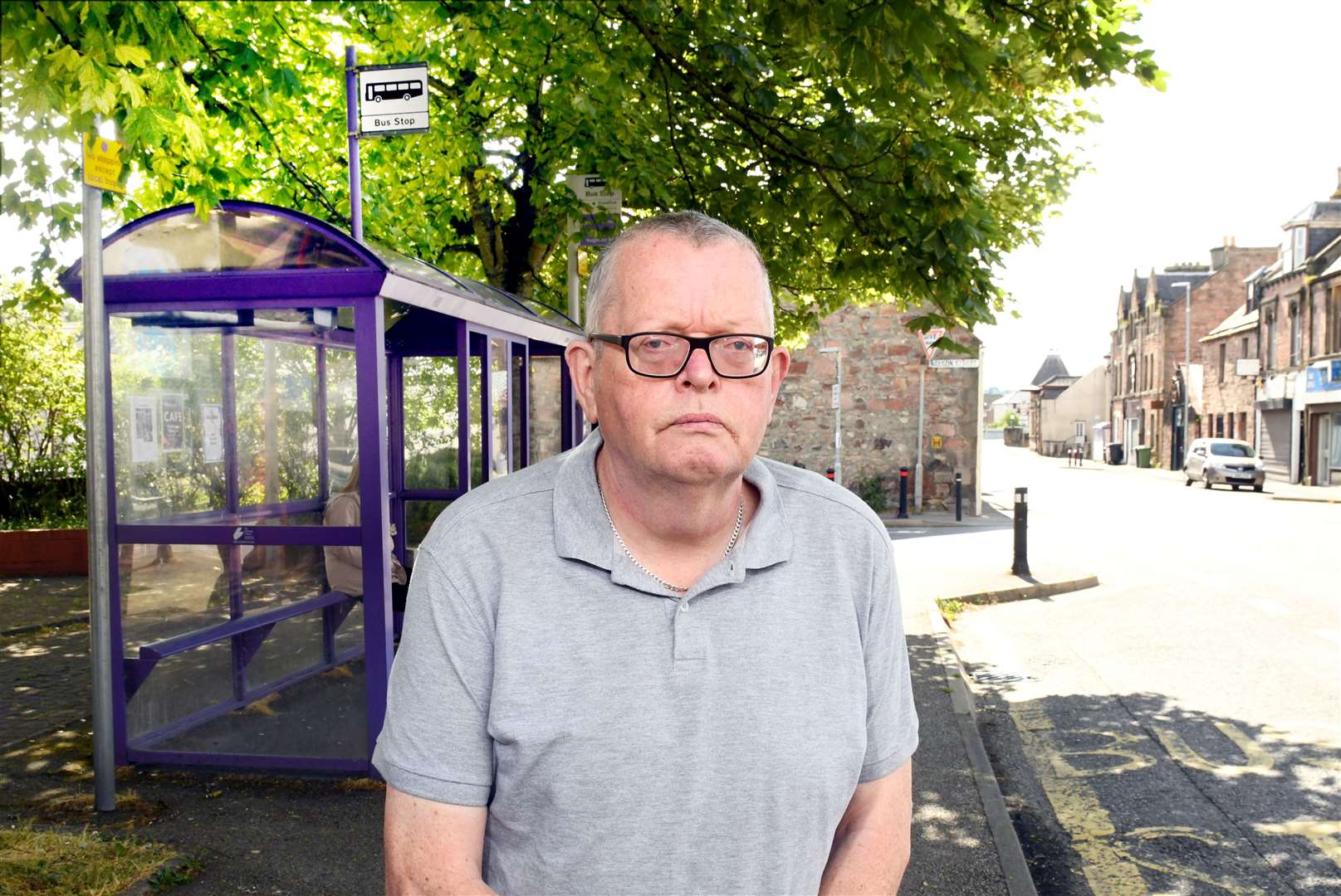 James Fraser says problems with buses are getting worse. Picture: James Mackenzie