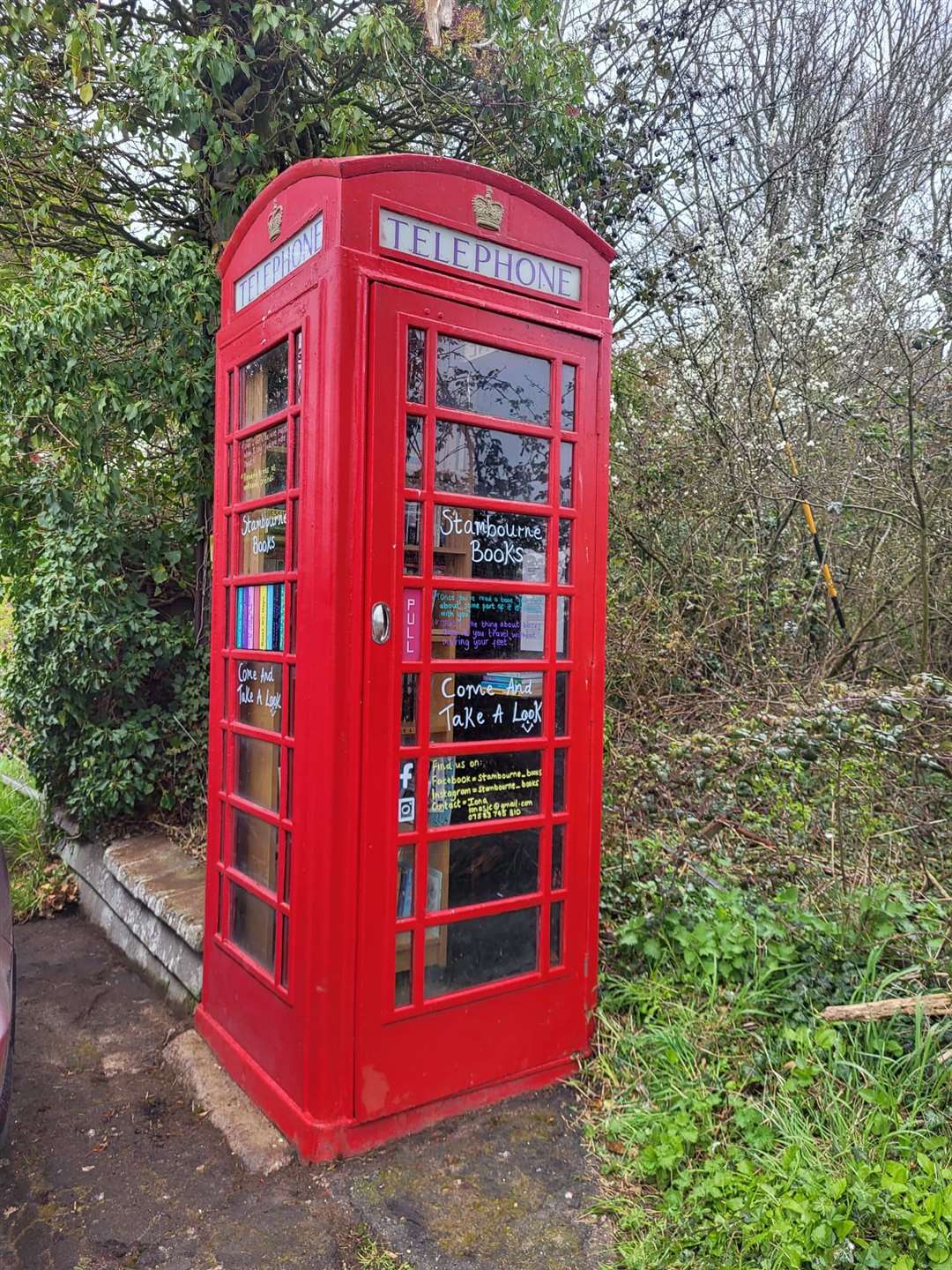 Ms Connolly acquired the telephone box in December 2022 (Iona Connolly/PA)