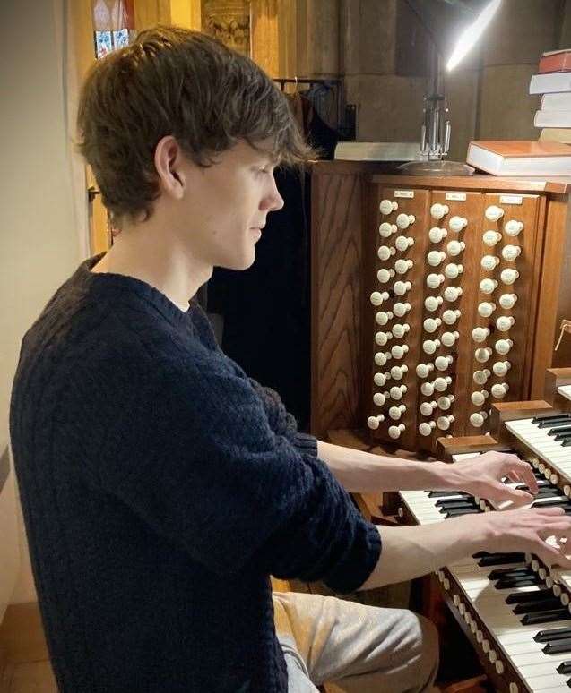 Finn Hewick has been learning the Organ at the Cathedral for the last 2 years.