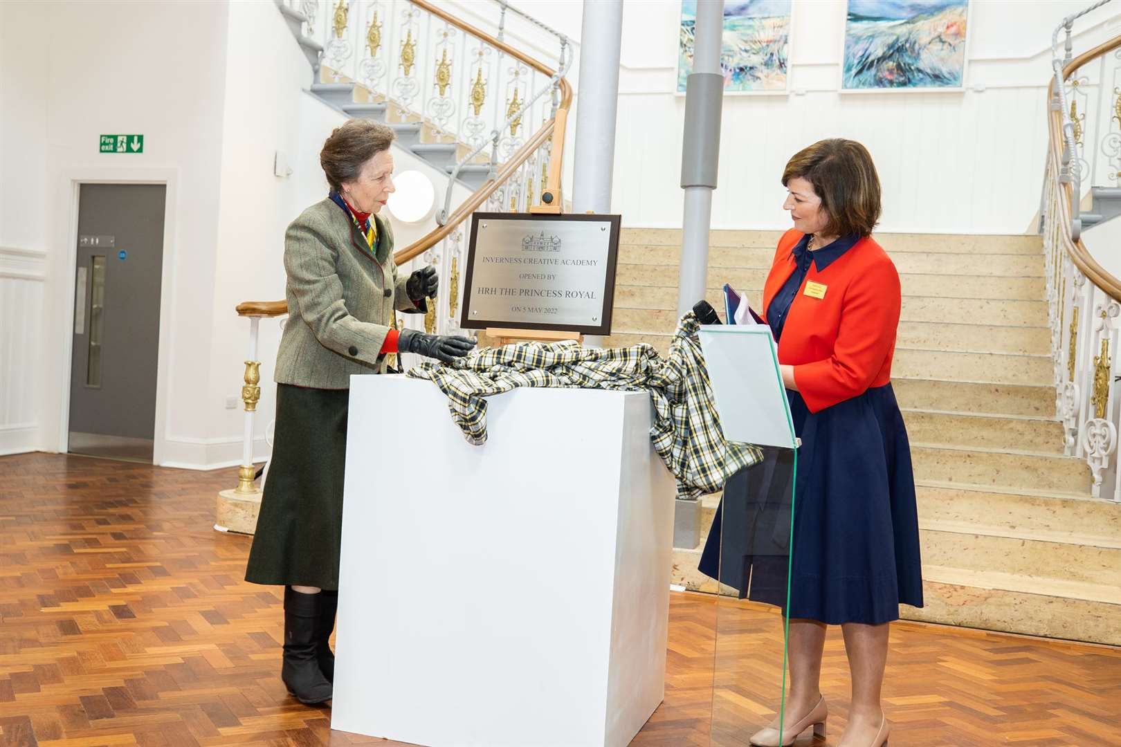 During the official visit, The Princess Royal met the key contributors to the development project, as well as Wasps staff, artists who have occupied the first phase of the Academy since its opening in 2018, and some of the more recent creative industries tenants who moved into the final phase. Photo: Paul Campbell