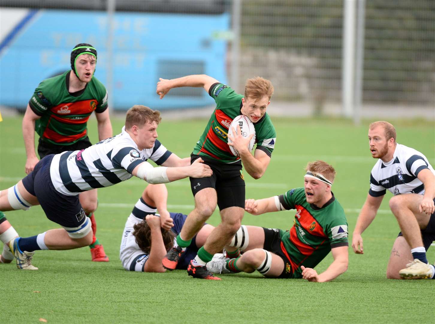 Rugby. Highland v Heriot Blues..Hugo Crush..Picture: Gary Anthony. Image No..