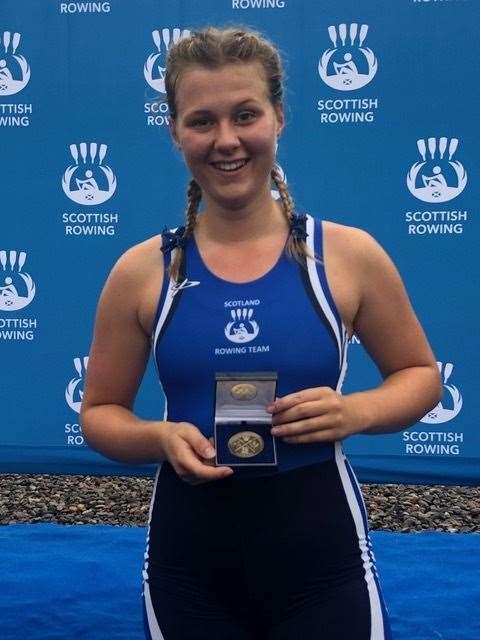 Christy Crook has already achieved big success in rowing.