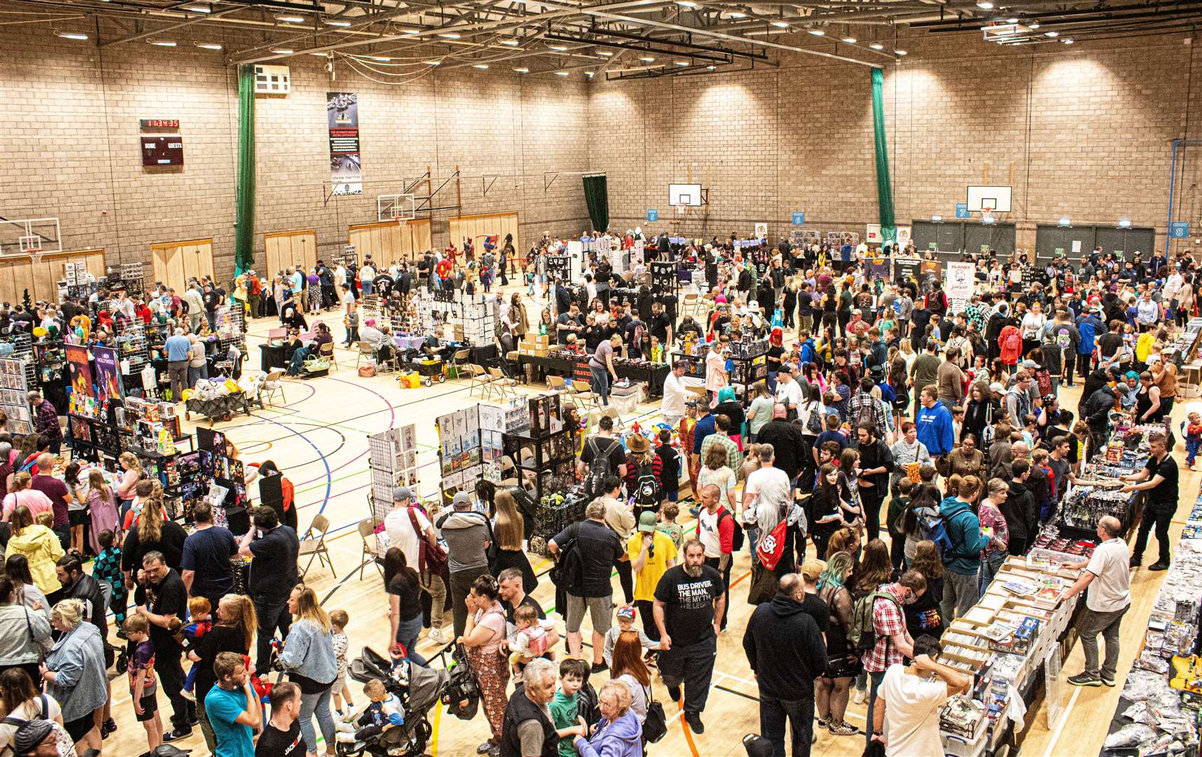 Doors opened at 10am on Saturday as thousands filled the venue for ComiCon. Photo: Niall Harkiss