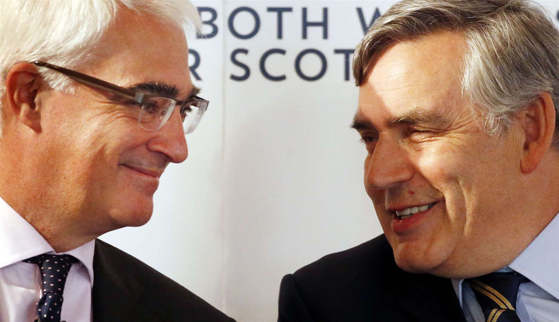 Alistair Darling and Gordon Brown worked closely together during the 2014 independence referendum (PA Archive)