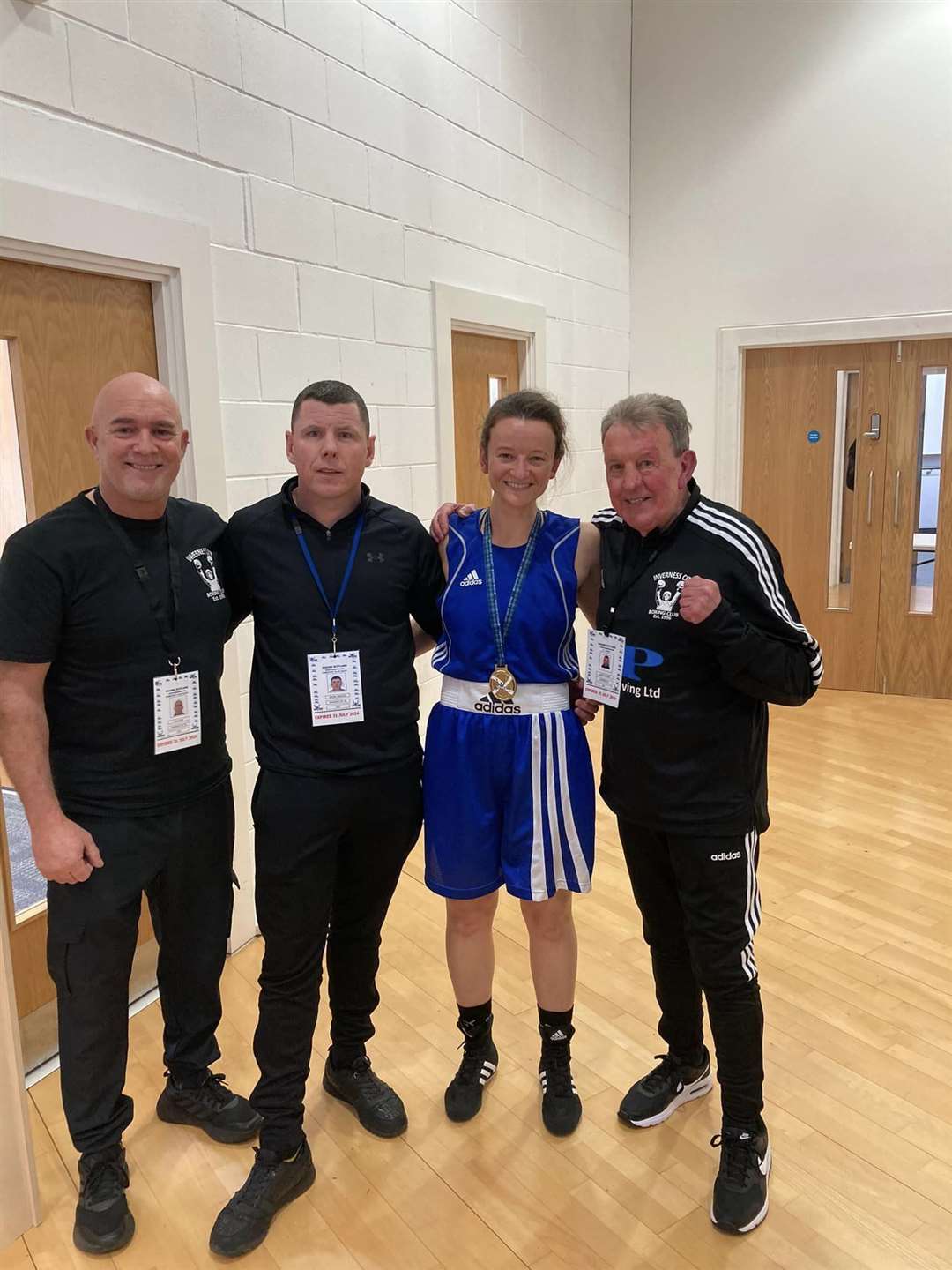 Inverness City Boxing Club's Mary MacGillivray won the Scottish Elite Development Championship title.