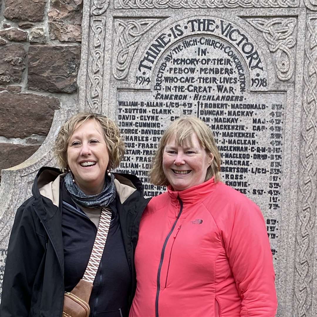 Beth Pittman, left, and Mhairi Jarvie at the Old High Church.