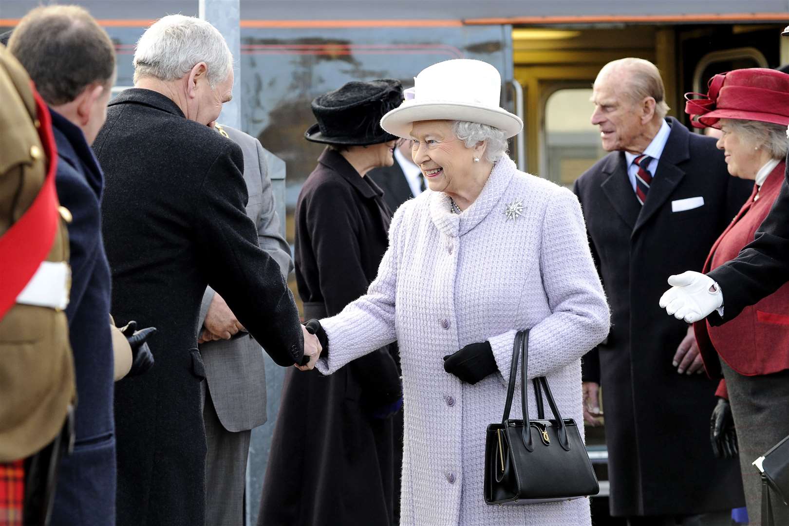 Queen Elizabeth during a visit to the north. Picture: Daniel Forsyth.