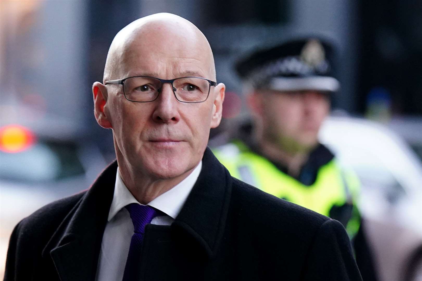 John Swinney told the inquiry he ‘manually’ deleted messages (Jane Barlow/PA)