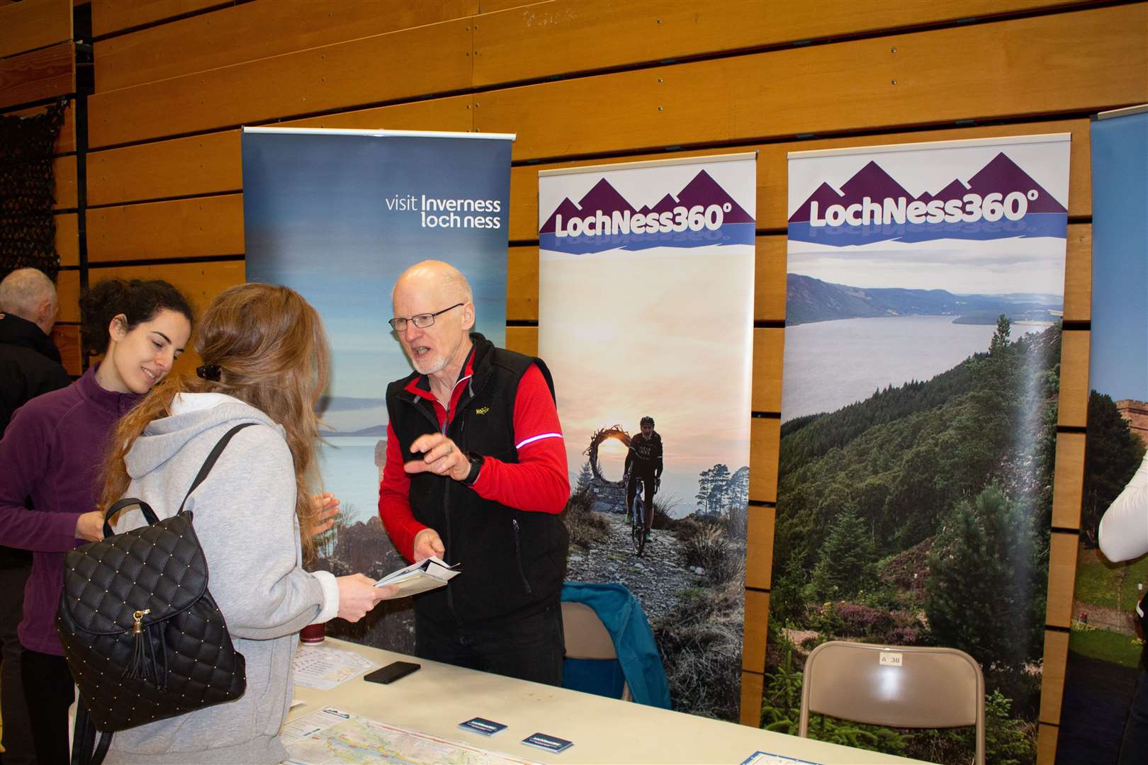 There was plenty of interest at the Loch Ness 360 stall.