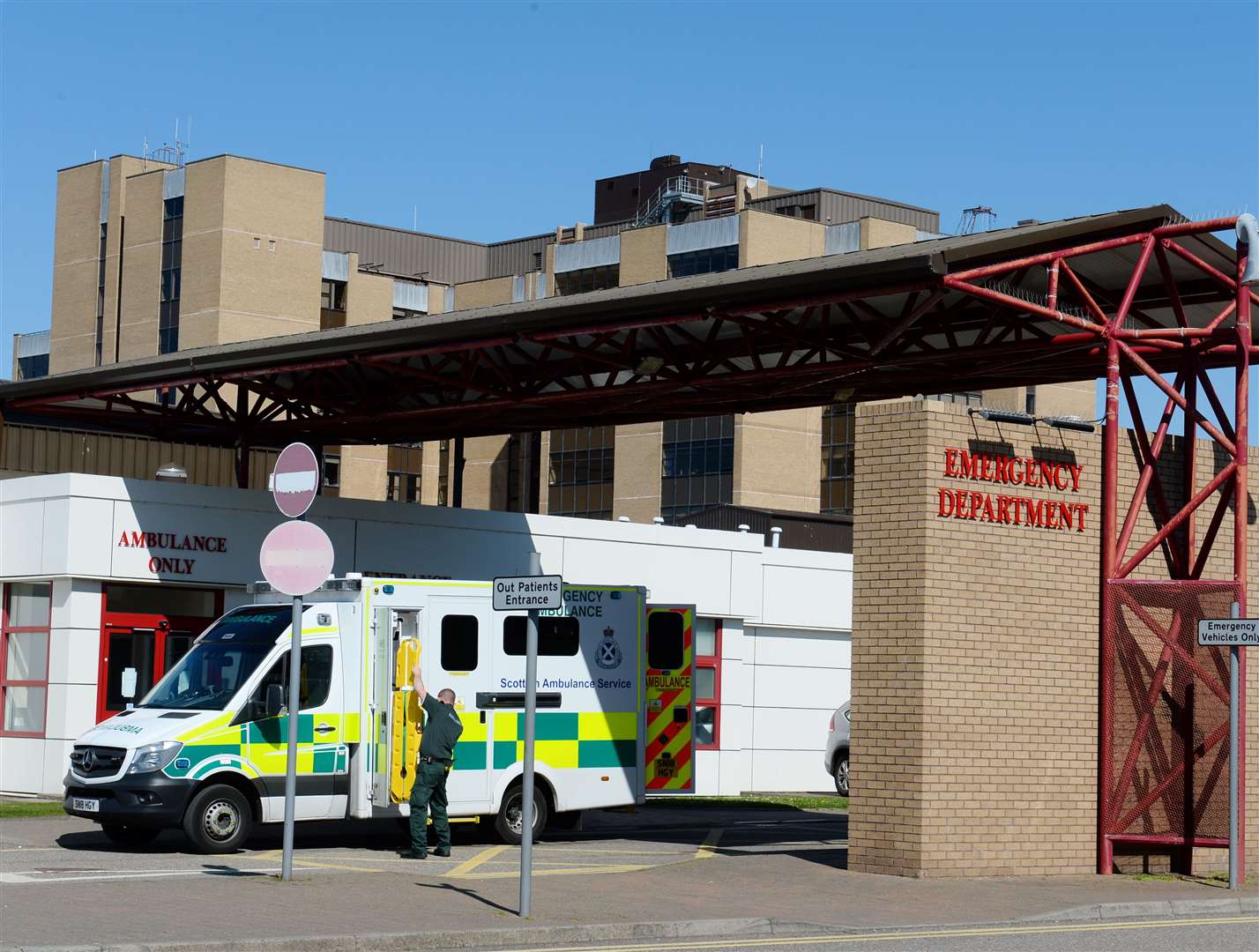 Patients seeking treatment at Raigmore Hospital's accident and emergency department in December faced the worst waiting times on record.