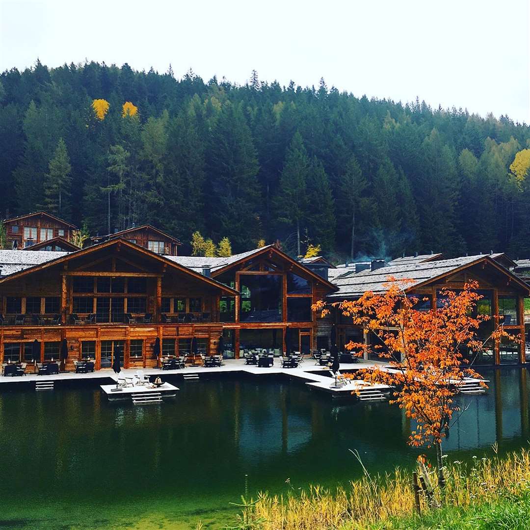 San Luis Retreat Hotel and Lodges in the Italian Tyrol. Picture: Abi Jackson/PA