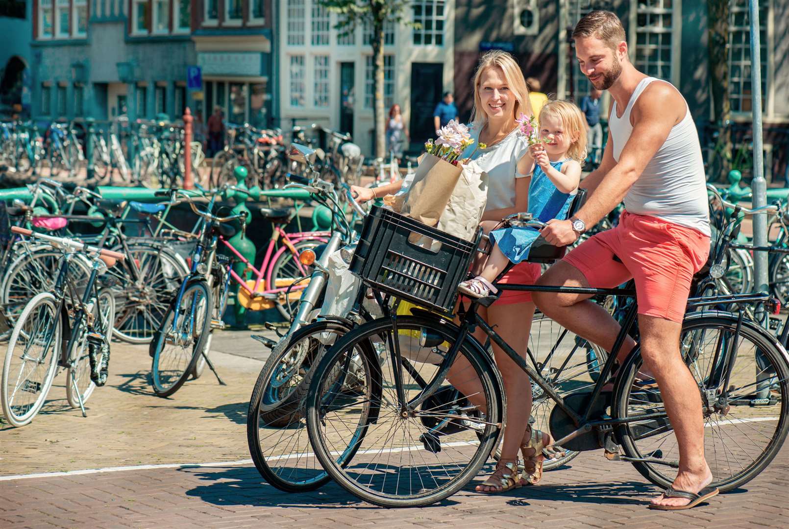A family in Amsterdam. Picture: PA Photo/iStock