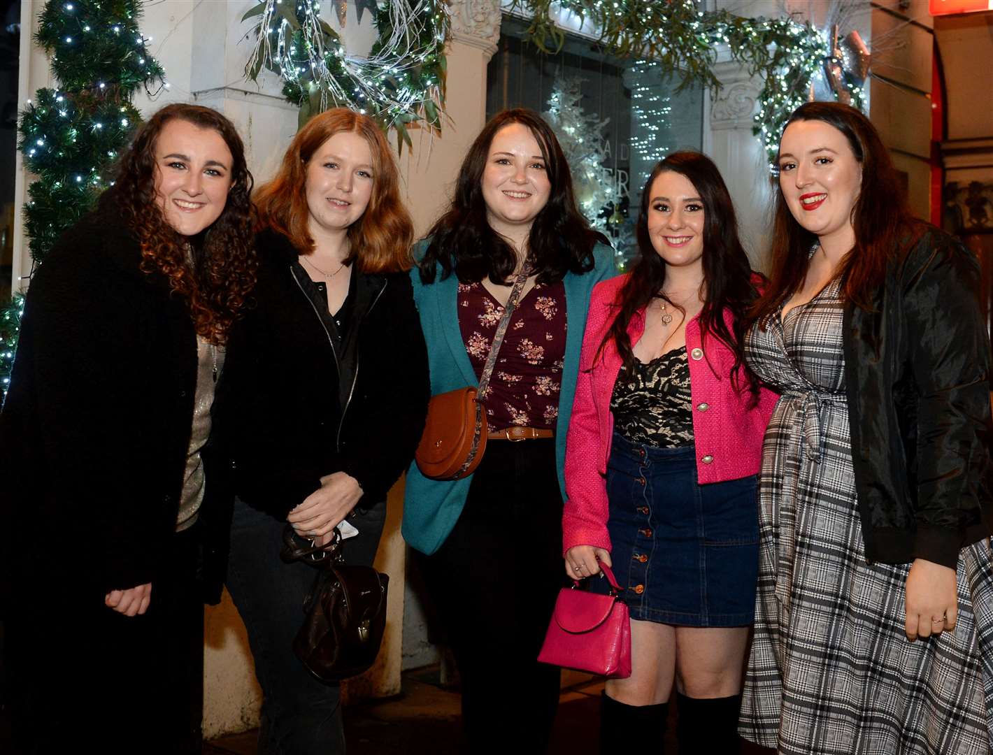 Ash Morgan, Bridie Lamb, Robyn Kelbie, Kirsty Munro and Amy Ross. Picture Gary Anthony.