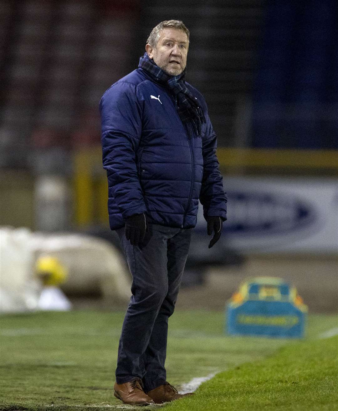 Picture - Ken Macpherson, Inverness. Inverness CT(1) v Dunfermline(1). 29.12.20. ICT manager John Robertson.