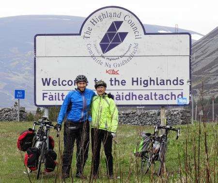 John and his dad Alex reach the Highlands!