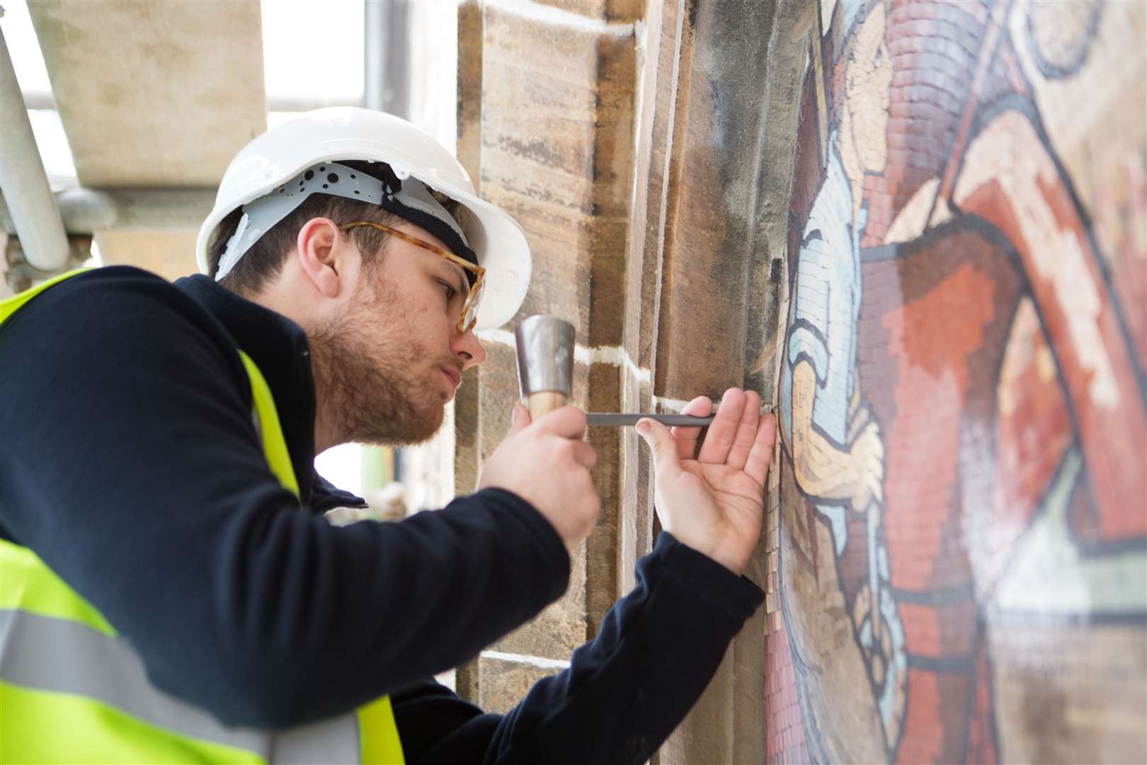 Mosaics returned to the Academy Street building in March 2019.