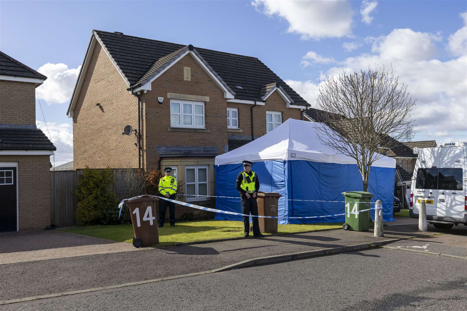 Police have searched the home of Nicola Sturgeon and Peter Murrell as part of their investigation into the SNP’s finances (Robert Perry/PA)
