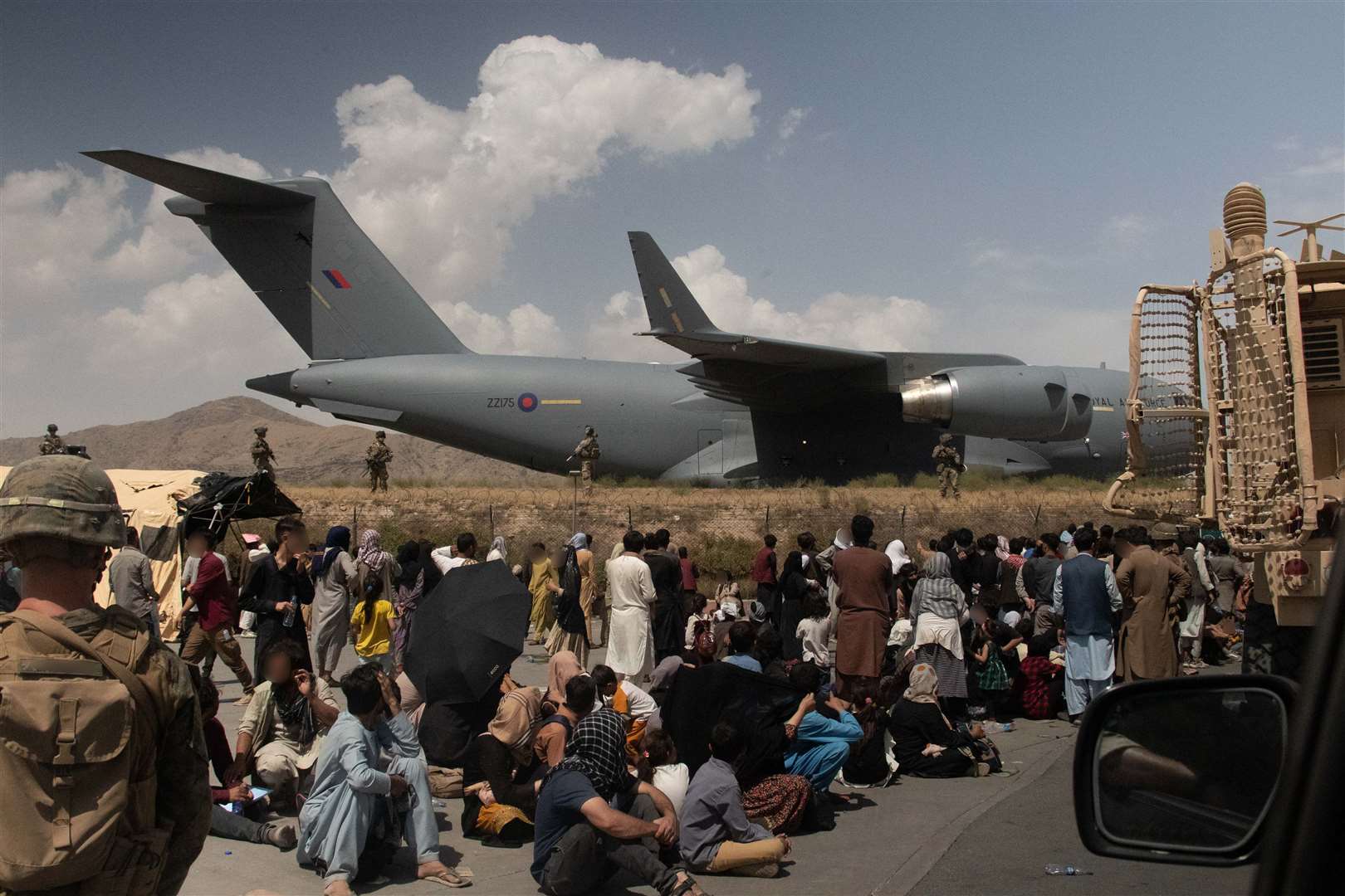 Operation Pitting saw 15,000 people brought from Afghanistan to the UK in 2021 (Ben Shread/MoD/Crown Copyright/PA)