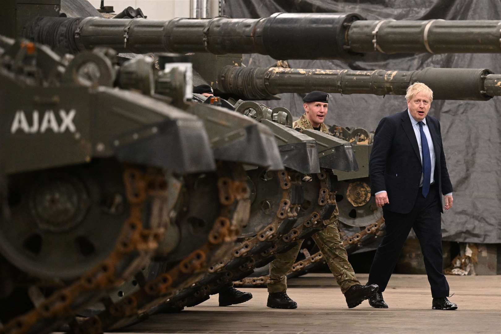 Boris Johnson said the international community had a responsibility to help Ukraine (Leon Neal/PA)