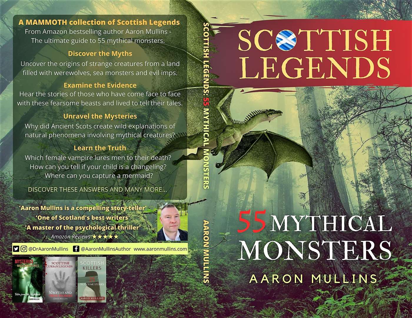 Full book cover for Aaron Mullins' new book.